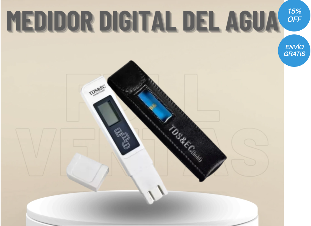 ✨✨Medidor TDS Digital de Calidad del Agua✨✨