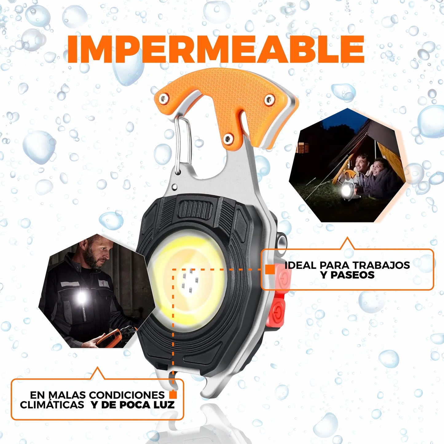 Linterna Mega Potente Portátil y Multifuncional - LightMax