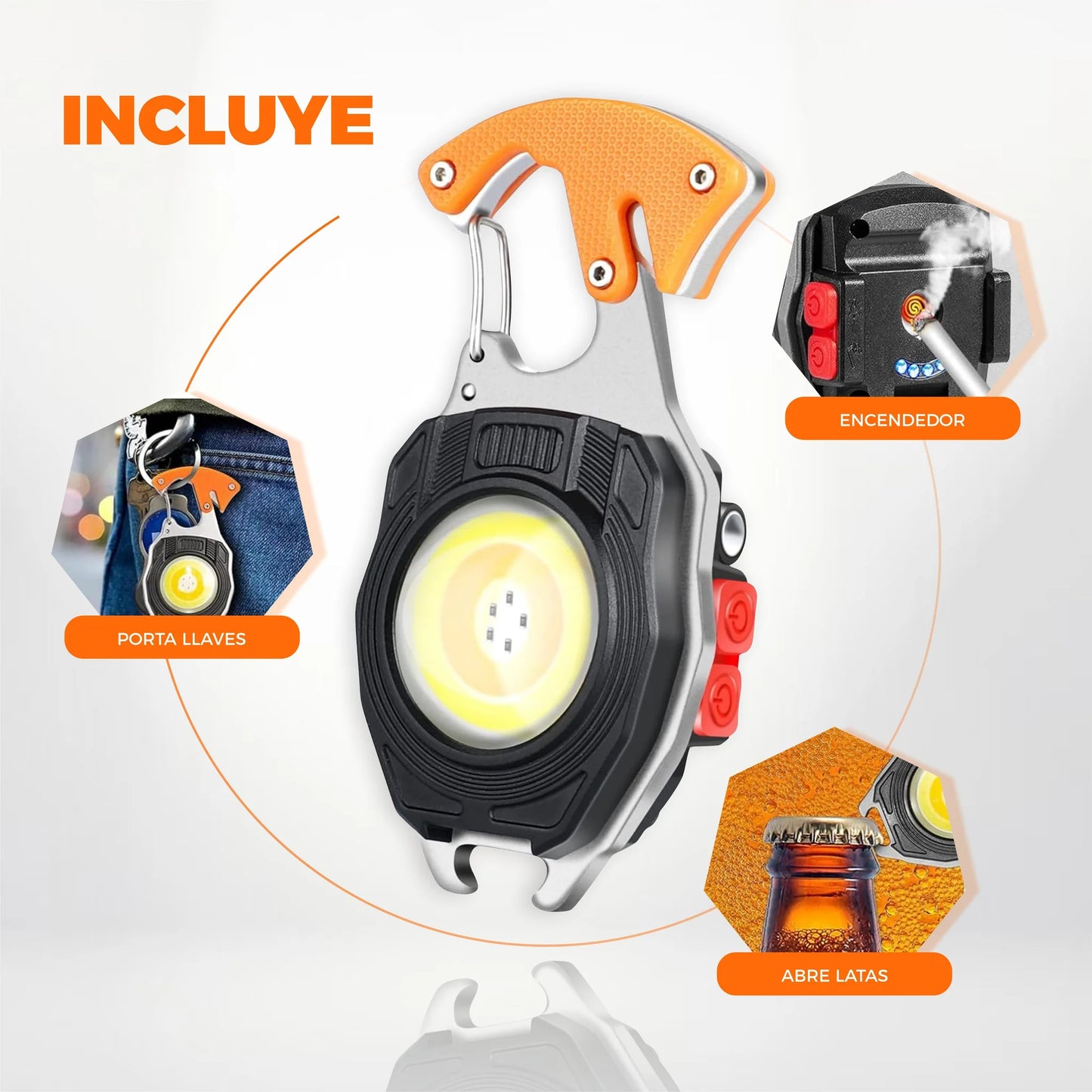 Linterna Mega Potente Portátil y Multifuncional - LightMax